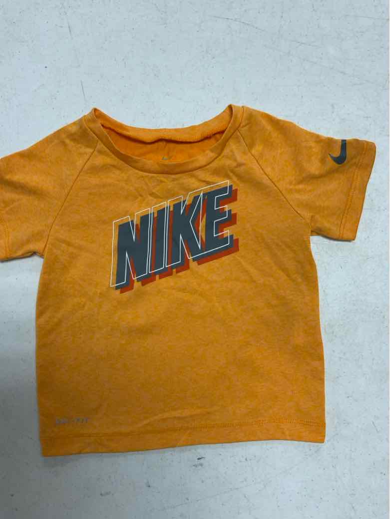 Nike (B) Orange Infant Size 18 MO Boys SSTop