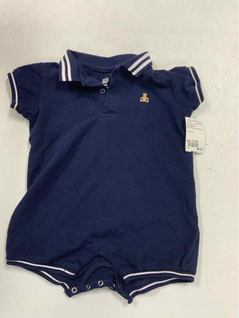 Baby Gap (B) Navy Infant Size 12 MO Boys 1PC Casual
