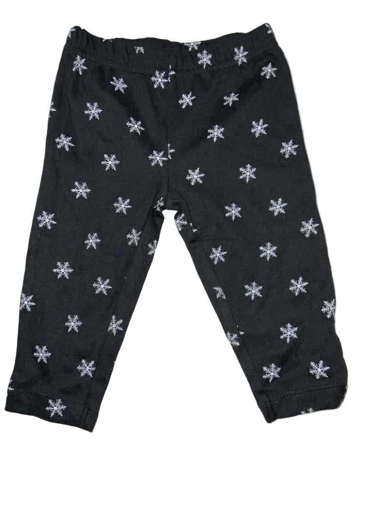 Carters (C) Black Infant Size 6 MO Girls BasicLeggings