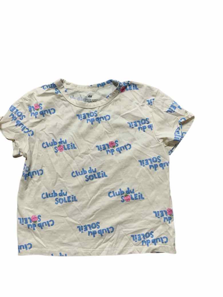 H & M (D) Cream Youth Size 7 SSTop