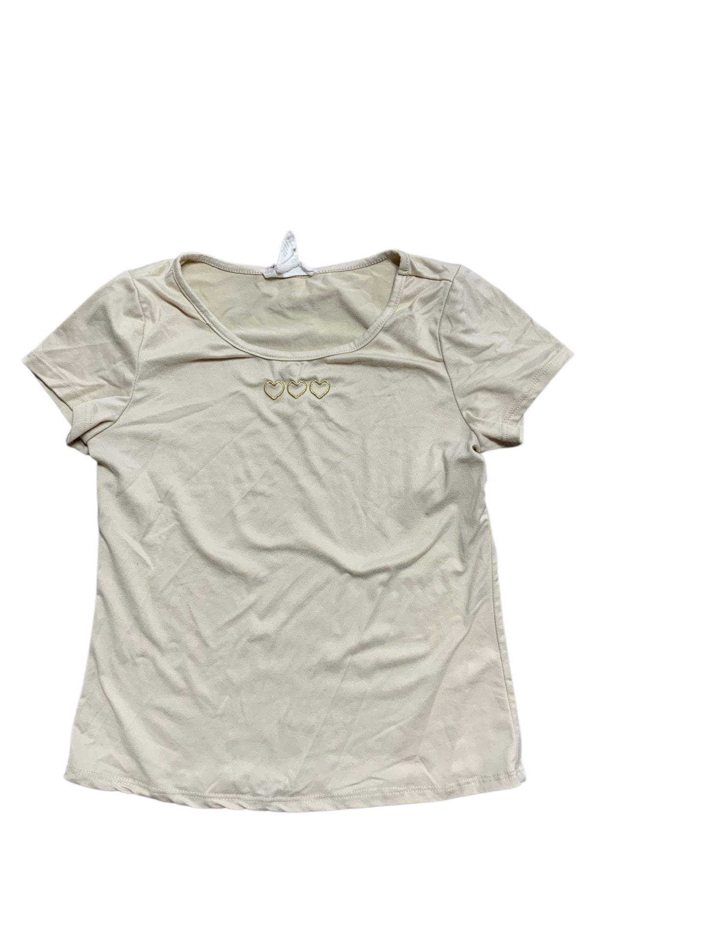 emma &elsa Cream Youth Size 8 SSTop