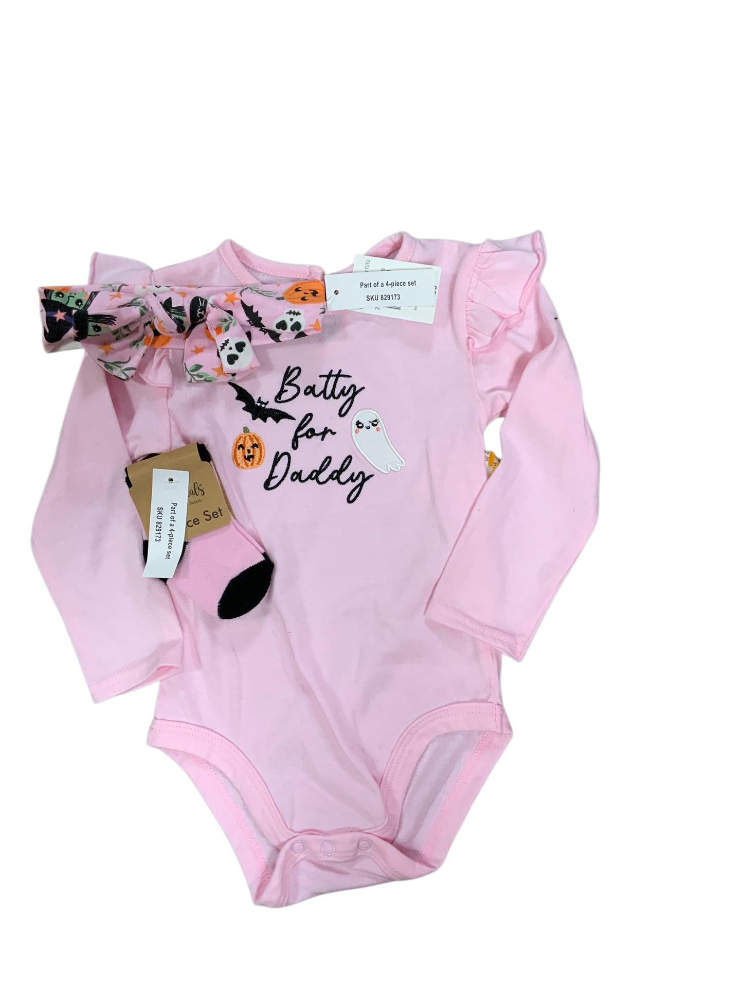 Baby Essentials (D) Pink Infant Size 18 MO Girls 3PC Casual