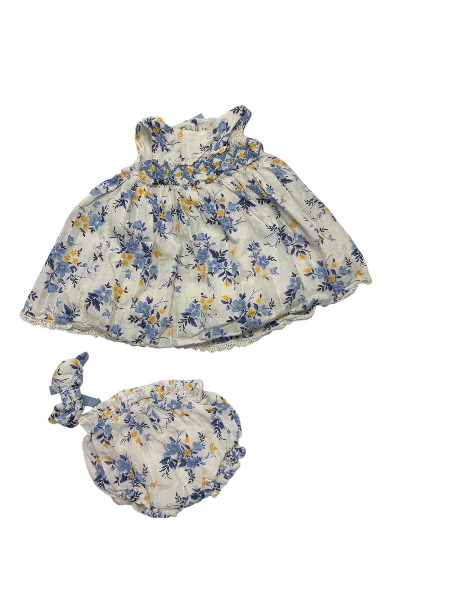 happily grey Blue Infant Size 6 MO Girls 3PC Casual