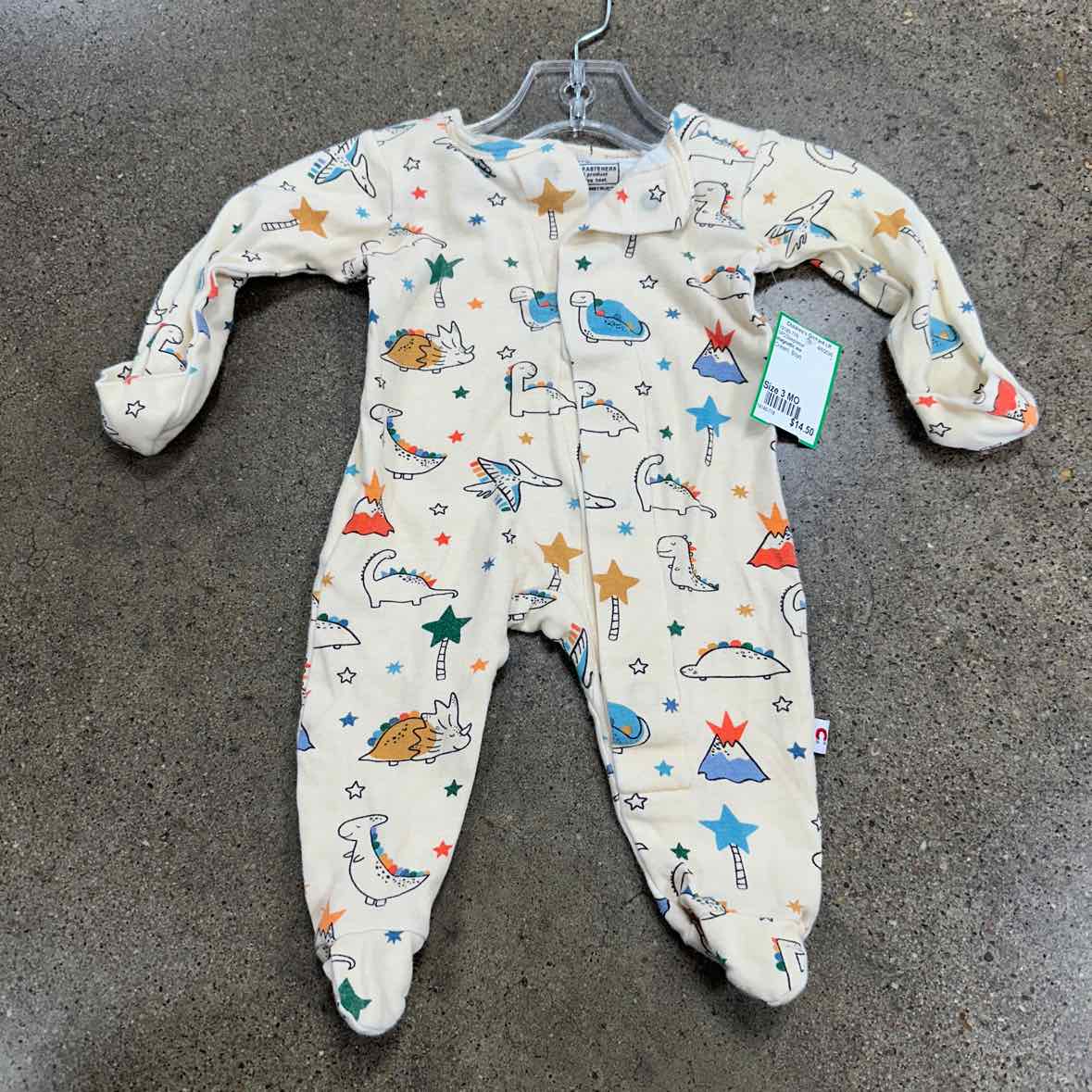 magnetic me Cream Infant Size 3 MO Boys 1PCSleepwear
