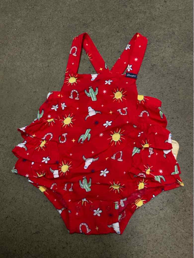 Wrangler (C) Red Infant Size 12 MO Girls 1PC Casual
