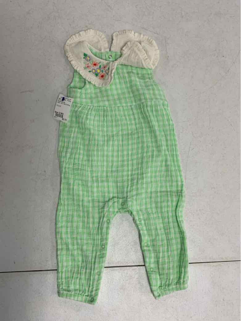 Cat and Jack (D) Green Infant Size 12 MO Girls 1PC Casual