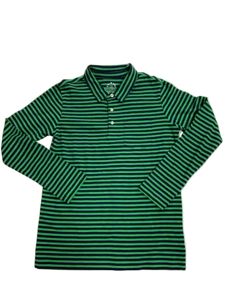 Primary (C) Stripe Youth Size 12 Boys LSTop