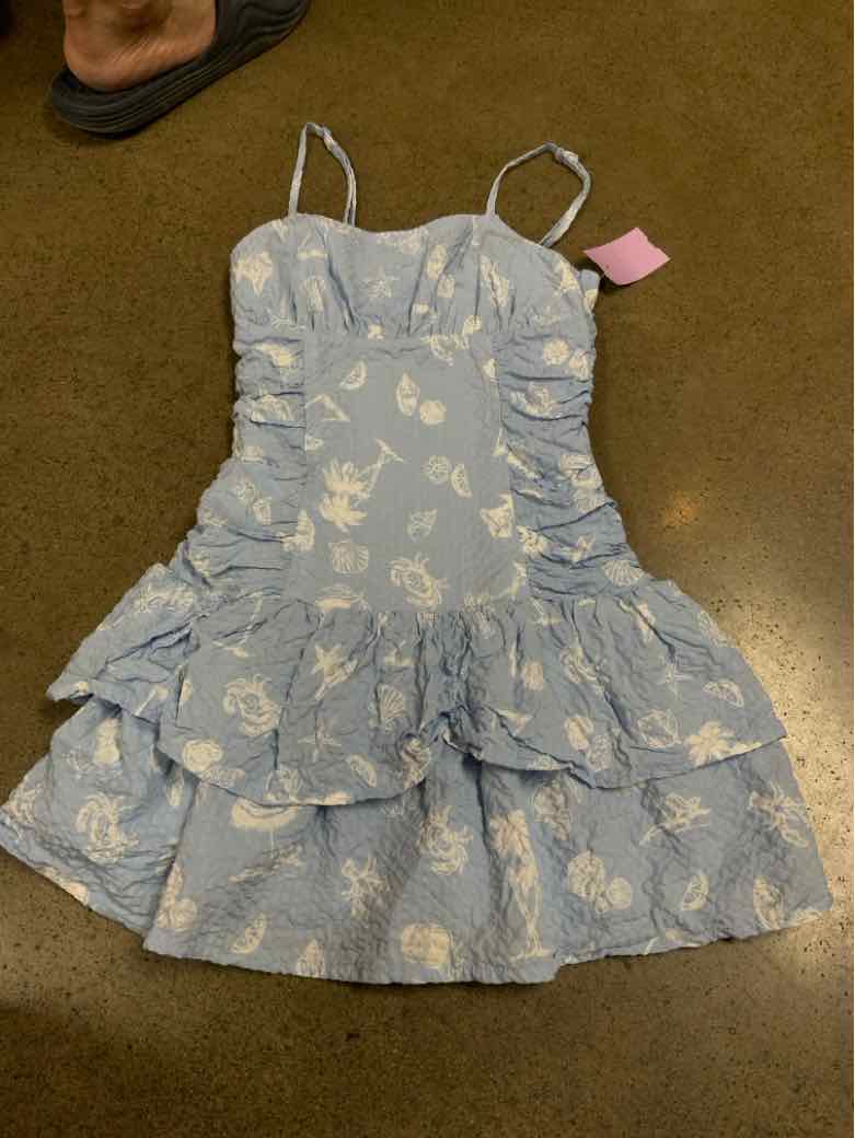 Art Class (D) Blue Youth Size 8 Girls CasualDress