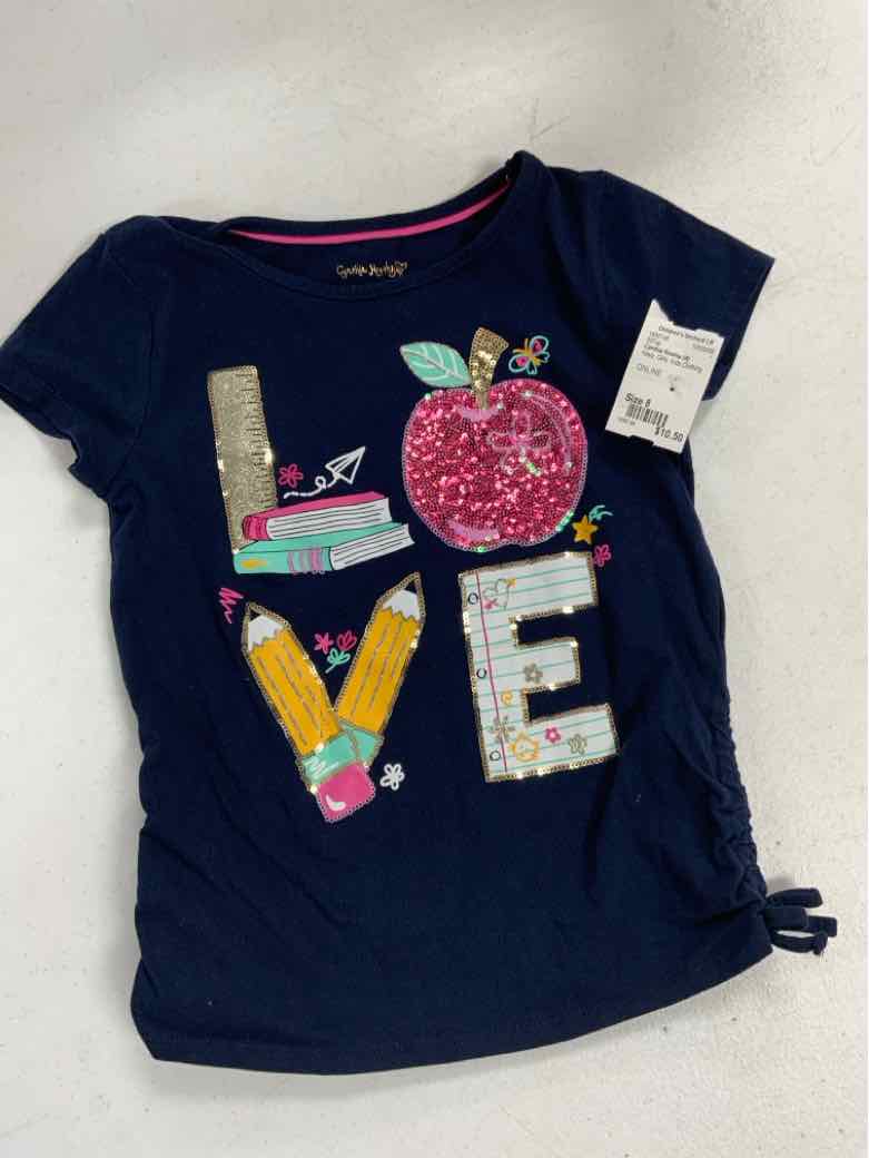 Cynthia Rowley (A) Navy Youth Size 8 Girls SSTop