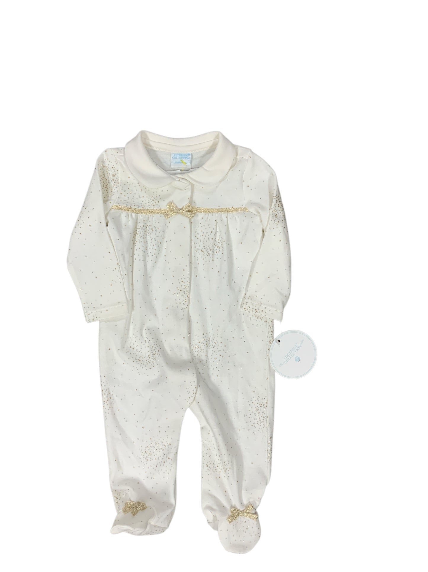 Edgehill Collection (A) White Infant Size 3 MO Girls 1PCSleepwear