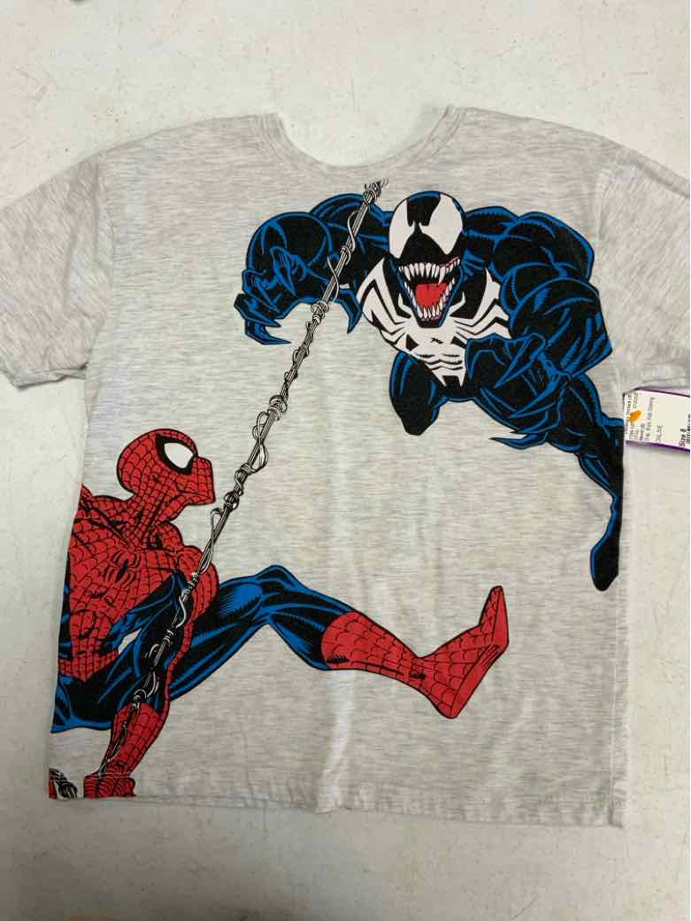 Marvel (D) Gray Youth Size 8 Boys SSTop