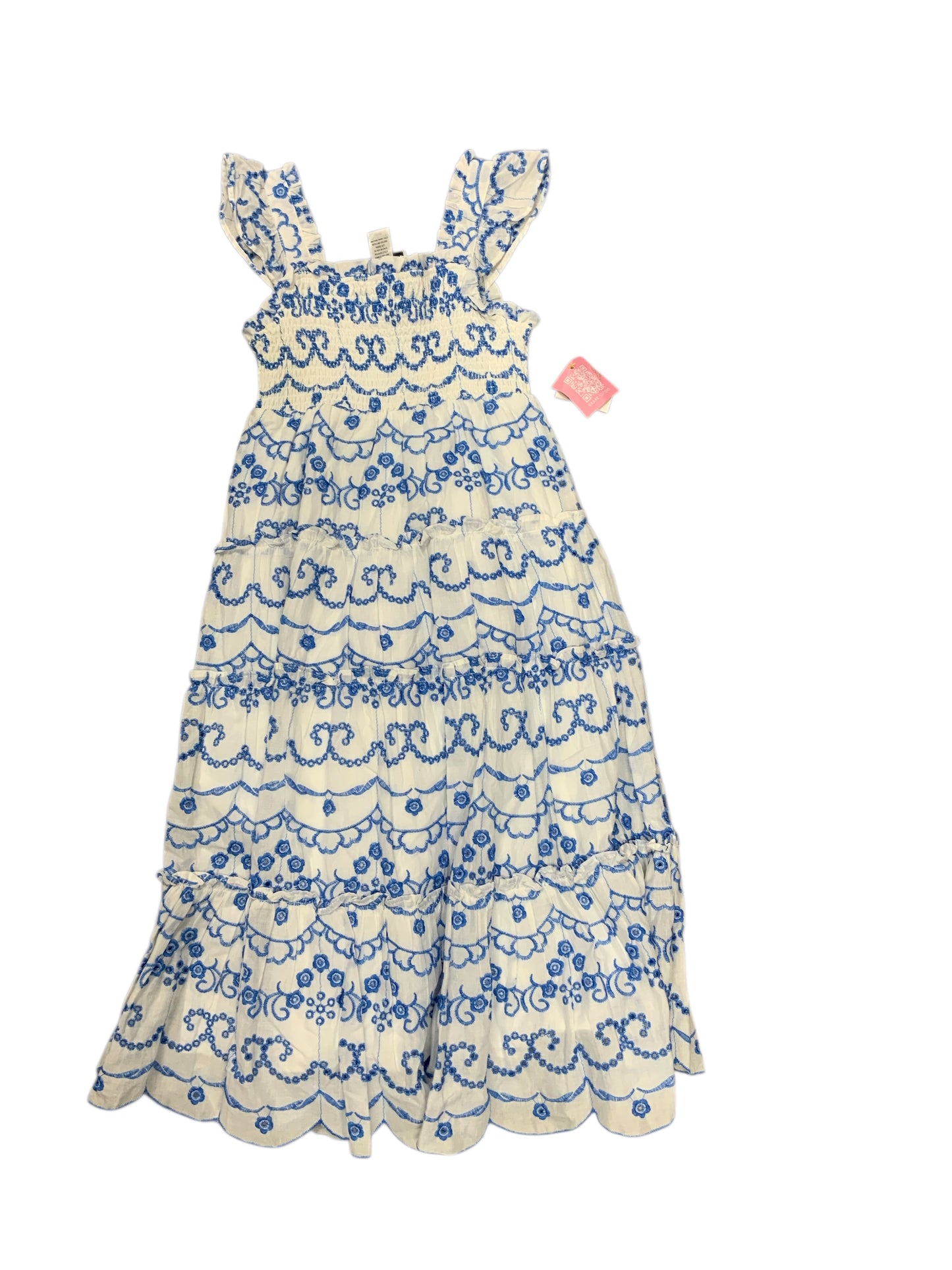 Rare Editions (B) Blue Youth Size 8 Girls CasualDress