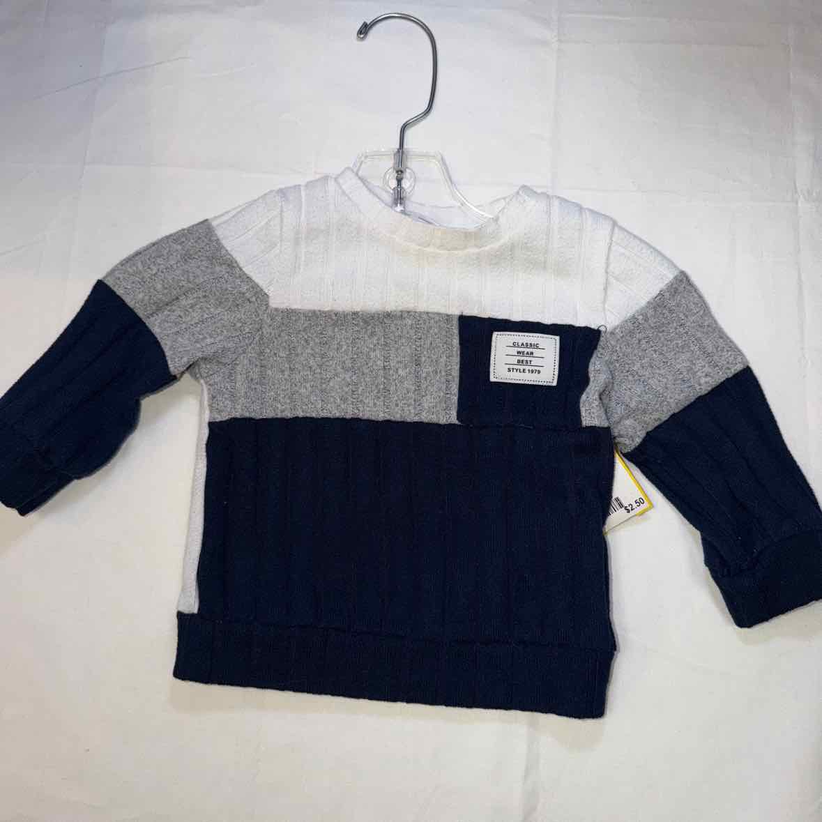 no brand Navy Infant Size 6 MO Boys LSTop