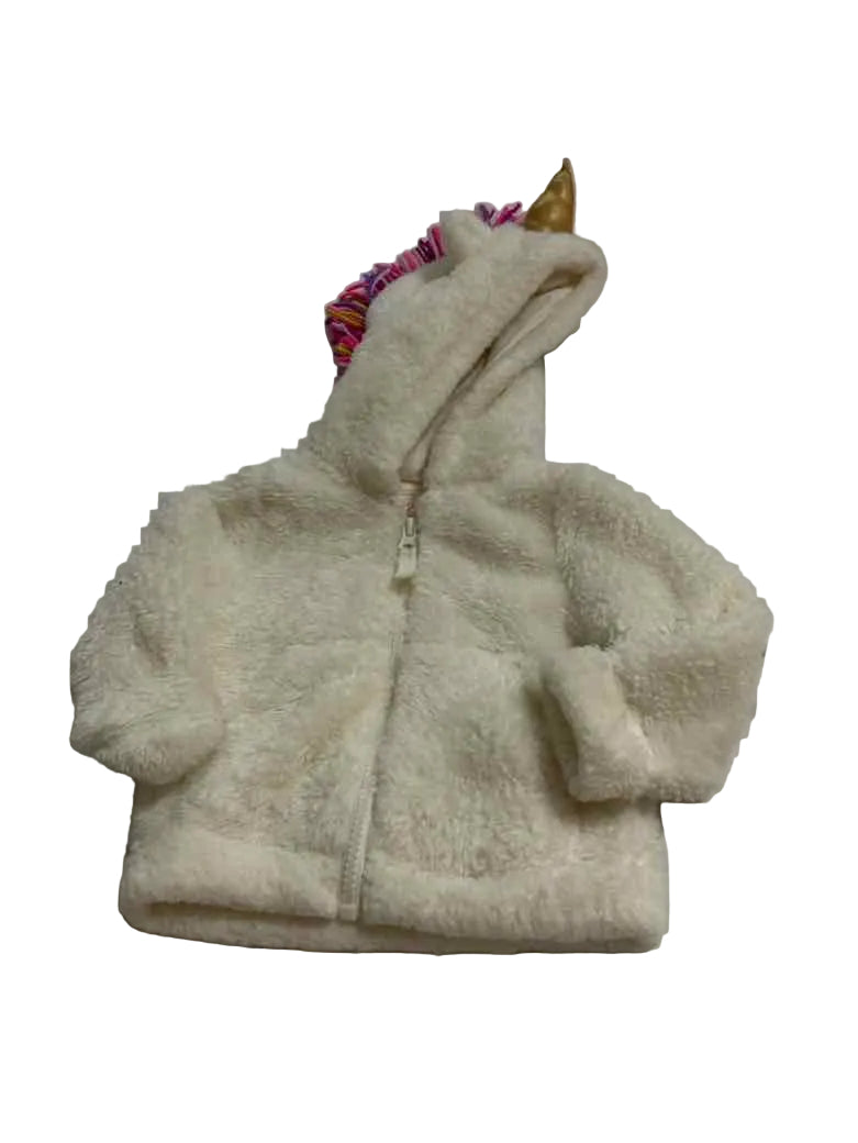 Cat and Jack (D) White Infant Size 12 MO Girls Jacket Fleece