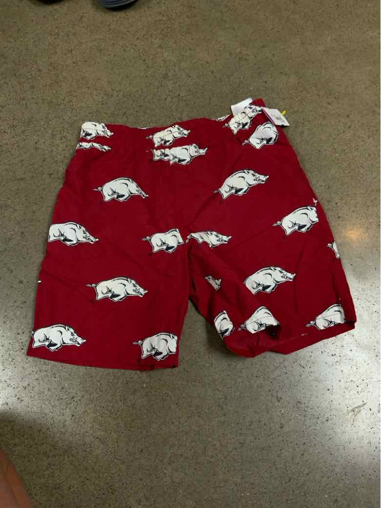Columbia - Clothing (B) Red Youth Size 12 Boys SwimTrunks