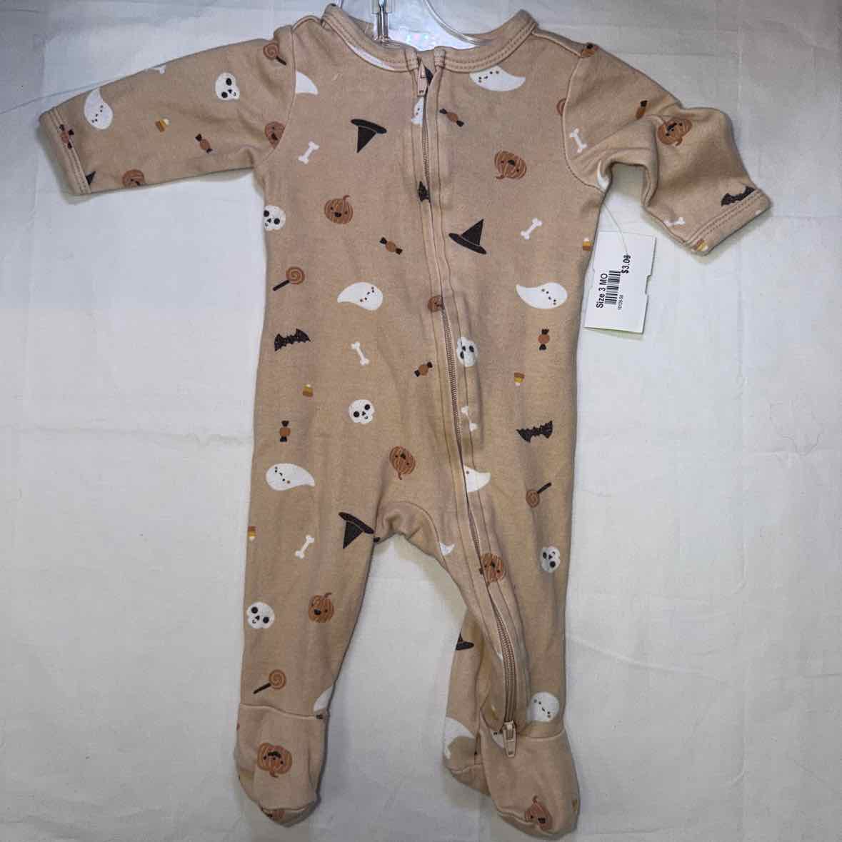 Rabbit + Bear (D) Halloween Infant Size 3 MO Boys 1PCSleepwear