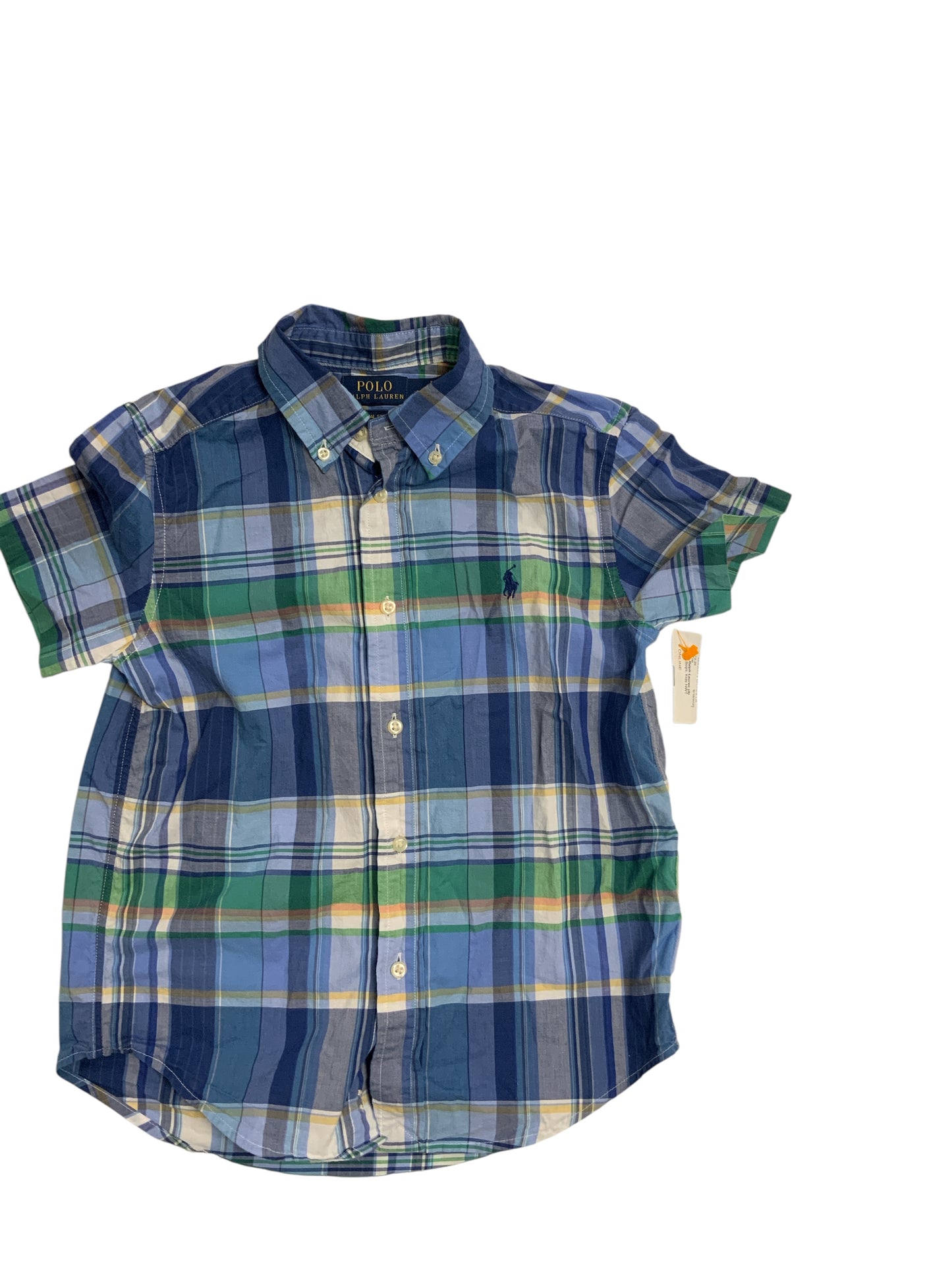 Polo Ralph Lauren (A) Blue Youth Size 6 Boys SSTop