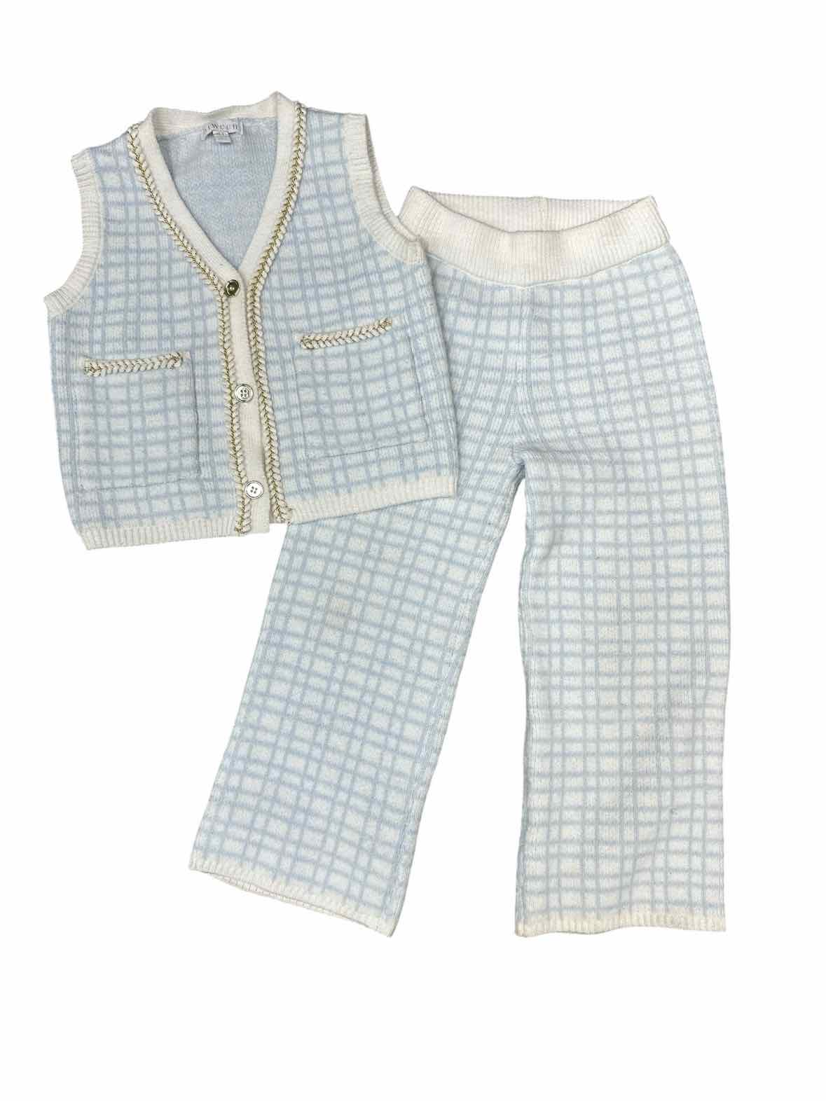 Btween (C) Blue Toddler Size 4 Girls 2PCCasual