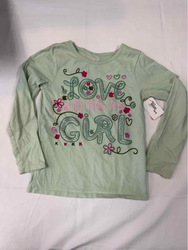 OshKosh BGosh Green Youth Size 6 Girls LSTop
