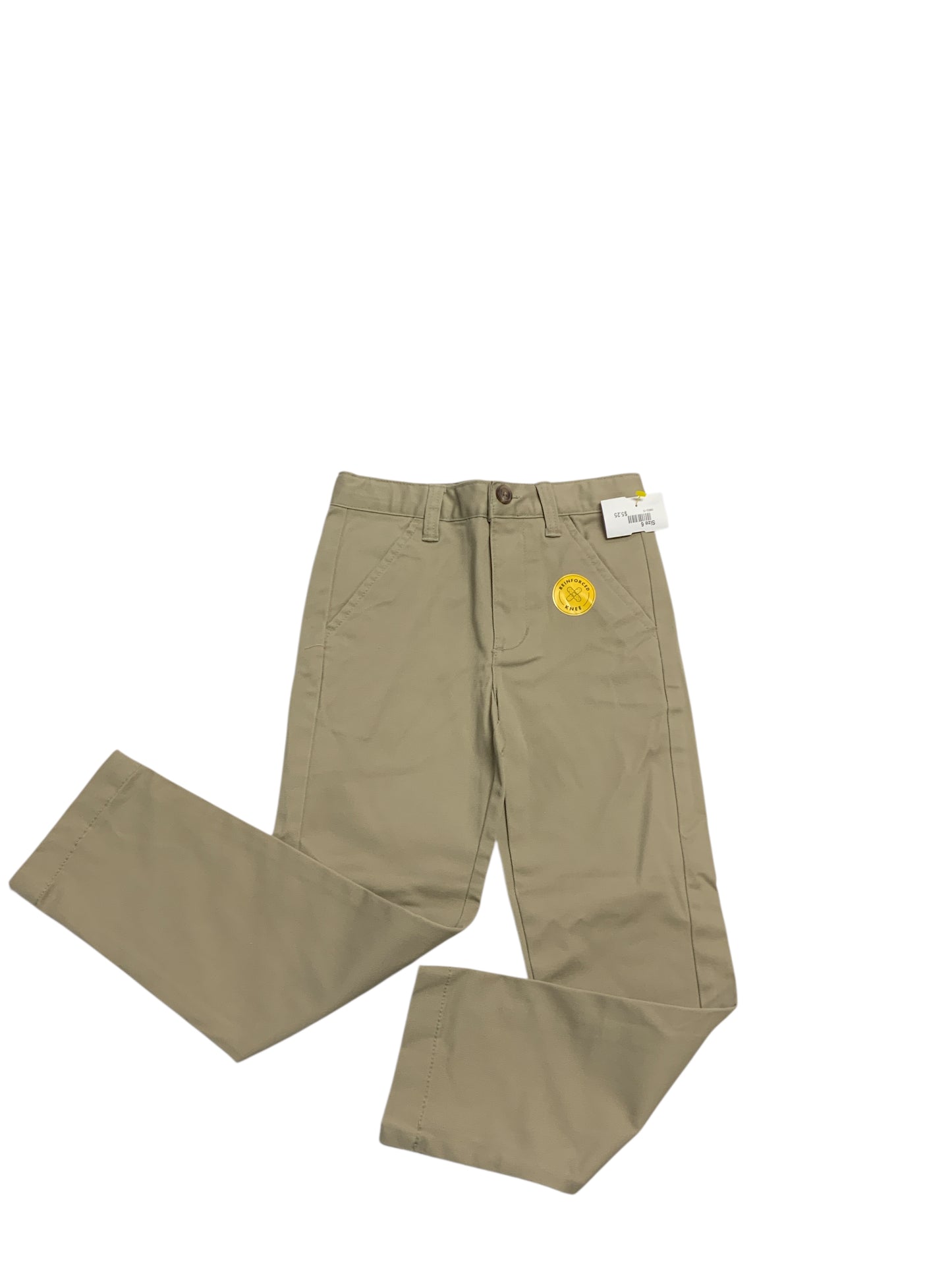 Cat and Jack (D) Khaki Youth Size 6 Boys UniformPant