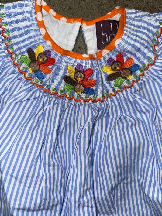 lil cactus Thanksgiving Toddler Size 5 Girls CasualDress
