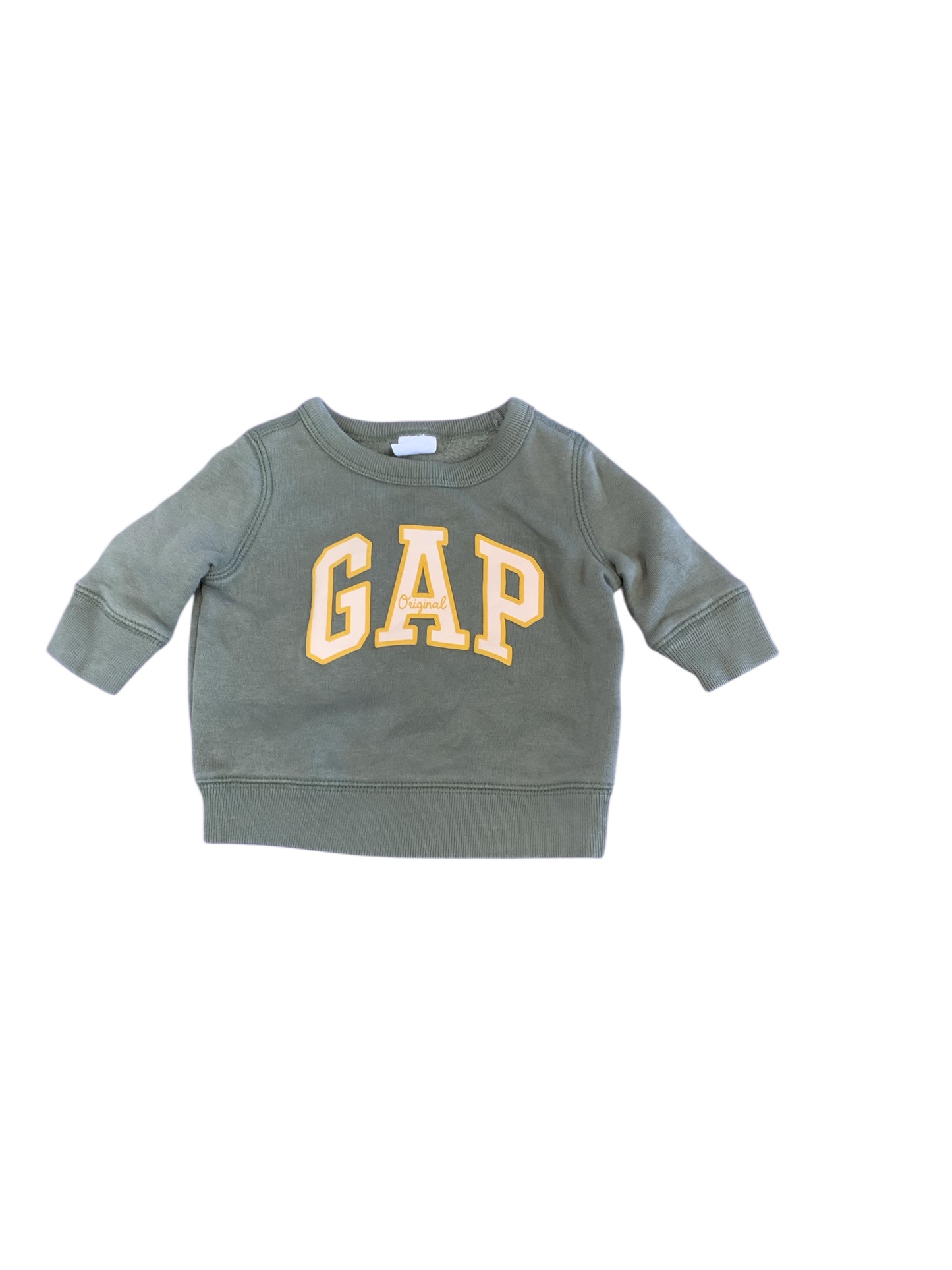 Baby Gap (B) Green Infant Size 3-6 MO Boys LSTop