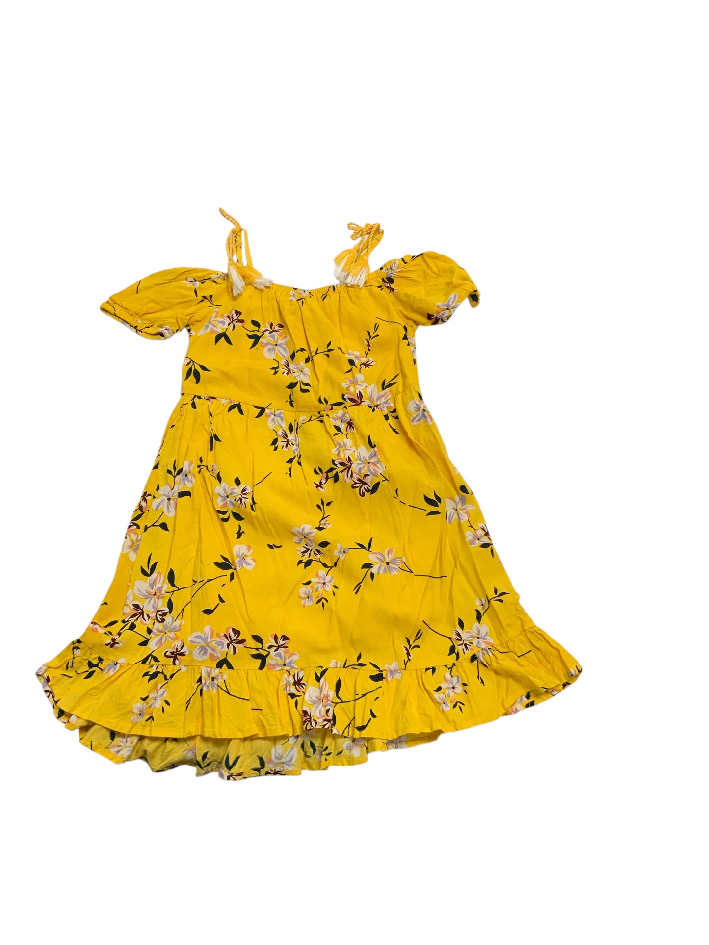 pine kids Yellow Youth Size 7 Girls CasualDress