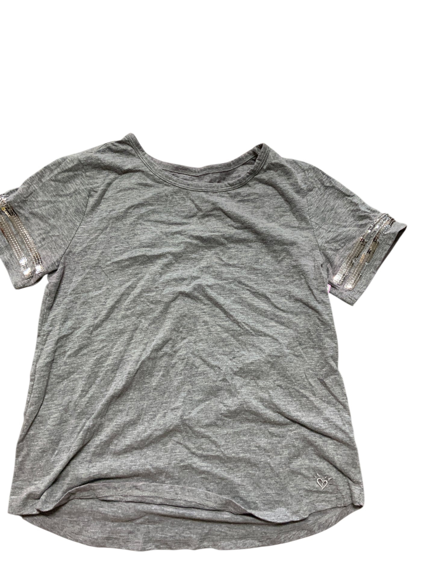 Justice (D) Gray Youth Size 14 SSTop
