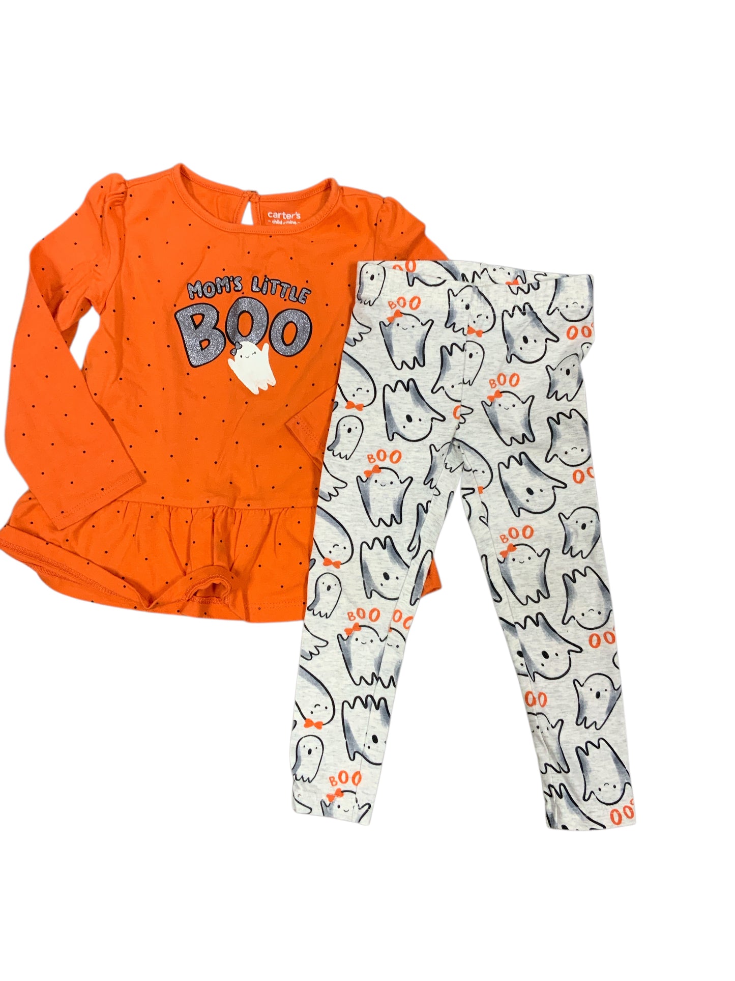 Carters (C) Orange Toddler Size 2T Girls 2PCCasual