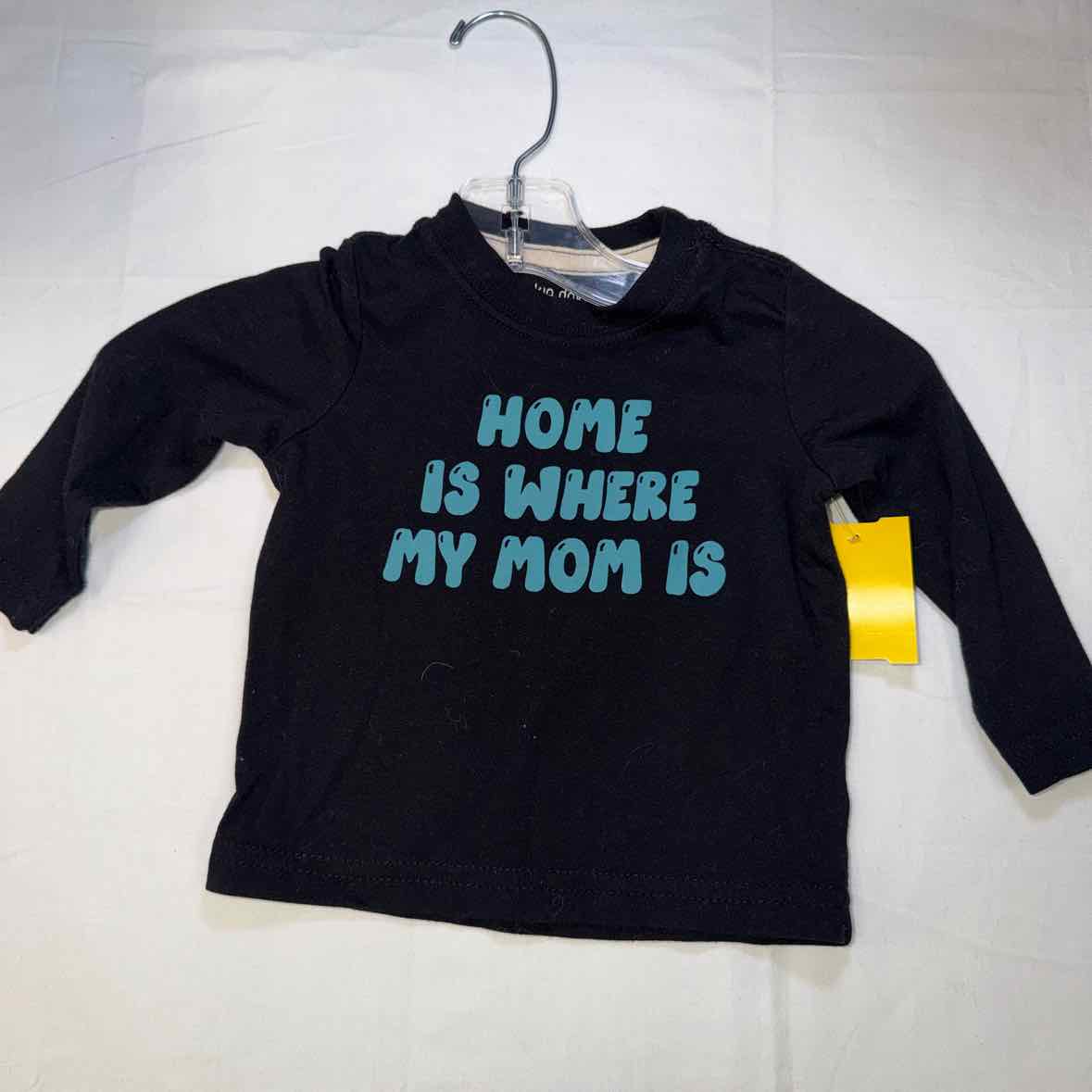 Okie Dokie (D) Black Infant Size 6 MO Boys LSTop
