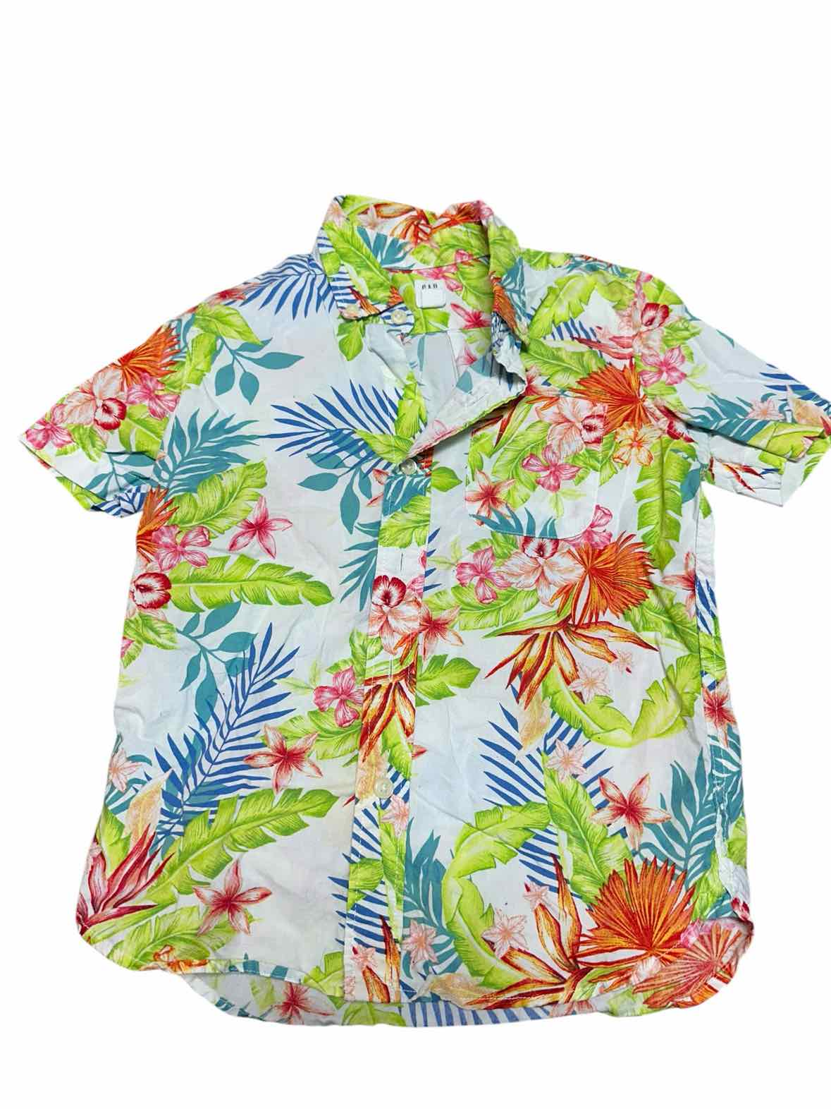 Gap Kids (B) Green Youth Size 7 Boys ButtondownSS