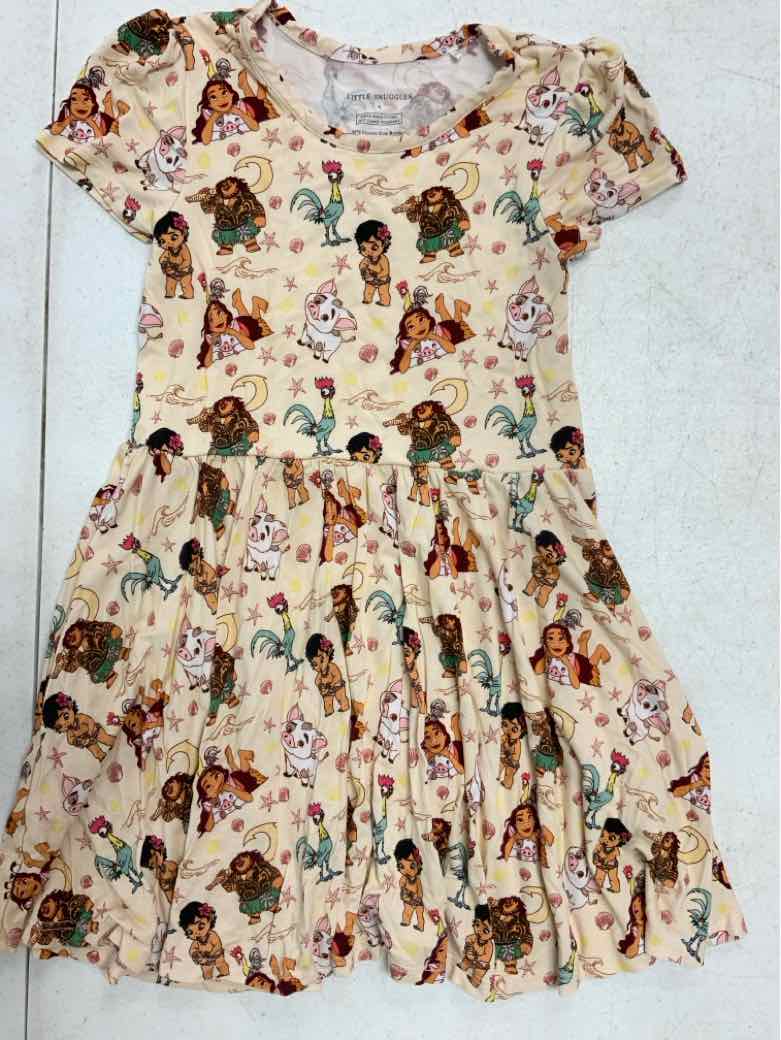 LITTLE SNUGGLE Cream Toddler Size 4 Girls CasualDress