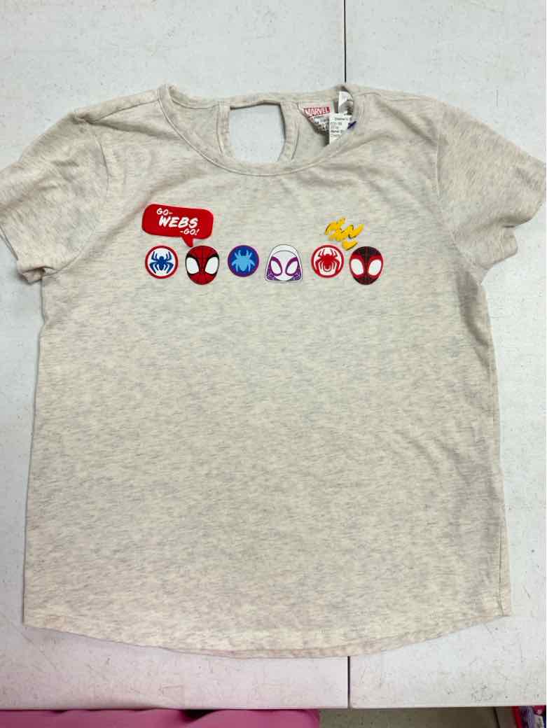 Marvel (D) Cream Youth Size 12 Girls SSTop