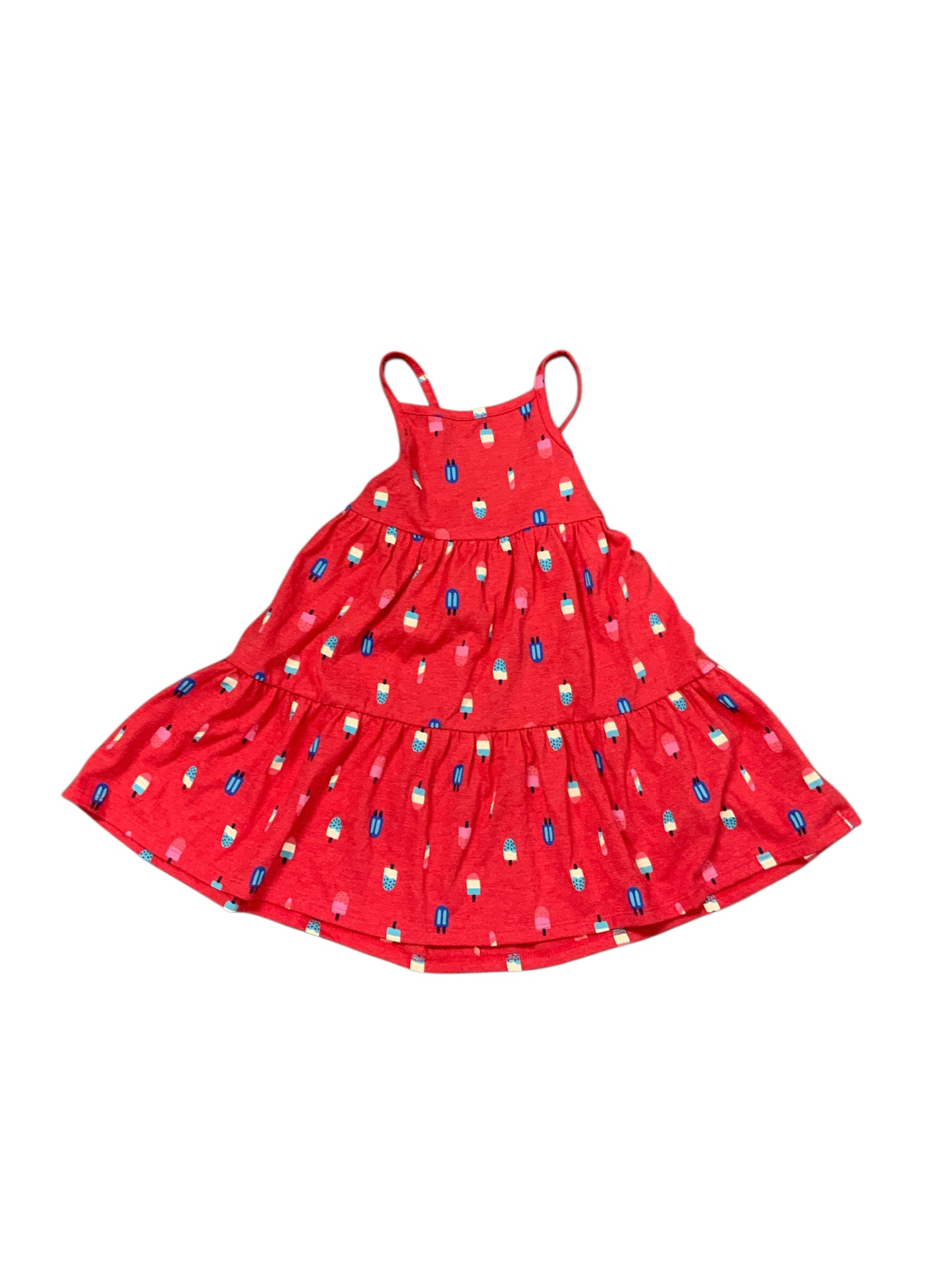 Cat and Jack (D) Red Toddler Size 4 Girls CasualDress