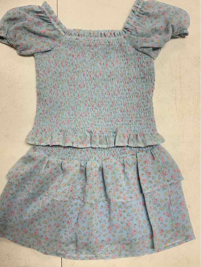 Cat and Jack (D) Blue Youth Size 7 Girls 2PCCasual