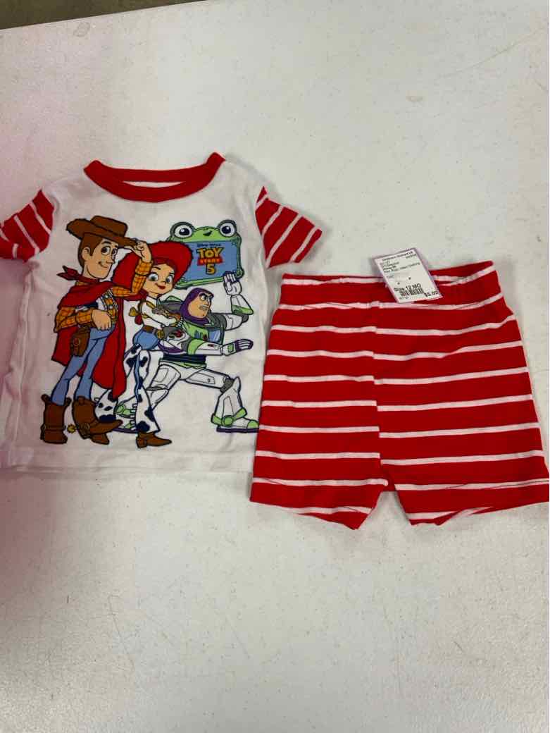 Disney (B) Red Infant Size 12 MO Boys 2PCSleepwear