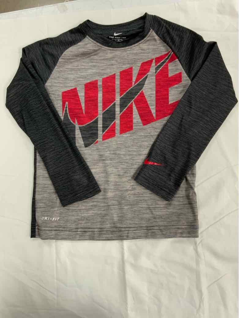 Nike (B) Gray Youth Size 7 Boys LSTop