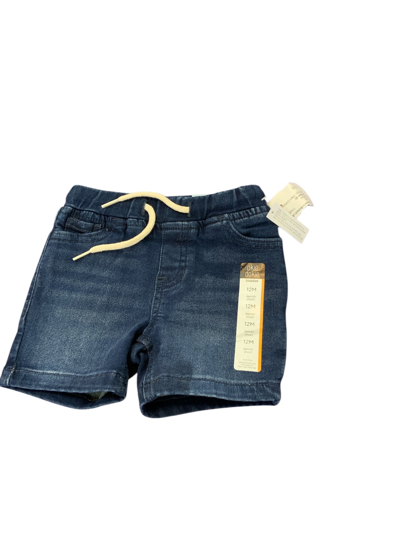 Okie Dokie (D) Blue Infant Size 12 MO Boys ShortDenim