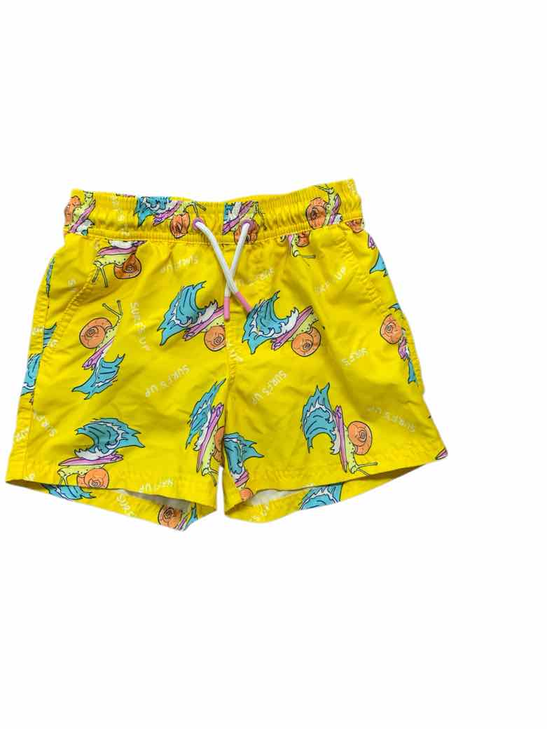 Art Class (D) Yellow Youth Size 8 Boys SwimTrunks