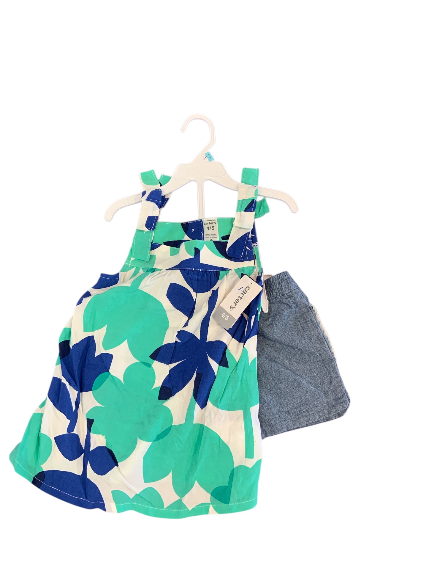 Carters (C) Blue Toddler Size 5 Girls 2PCCasual