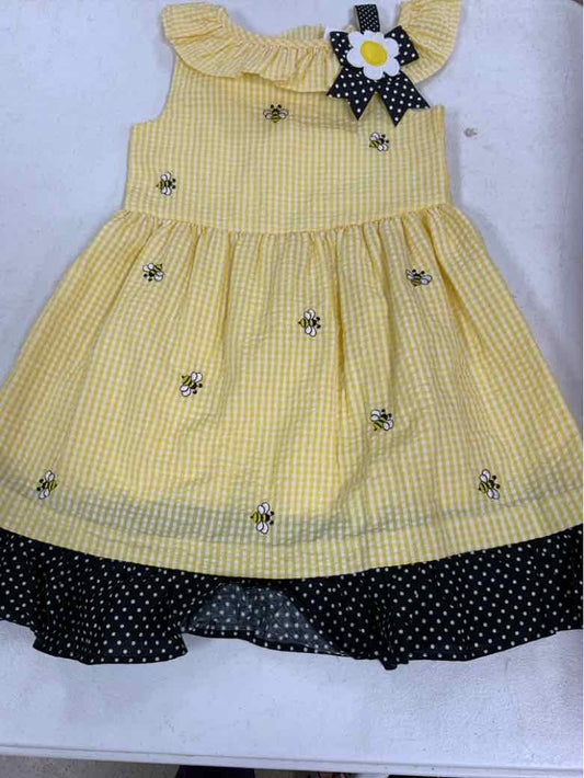 Counting Daisies (AA) Yellow Youth Size 6 Girls CasualDress