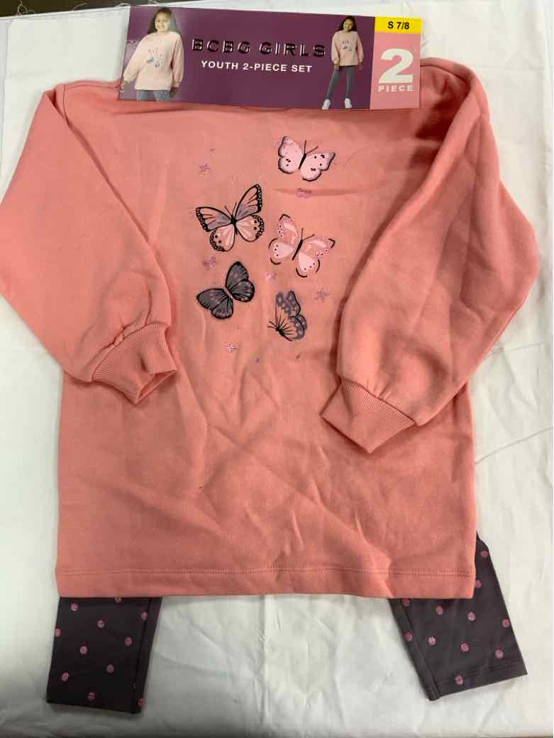 BCBGirl (A) Pink Youth Size 8 Girls 2PCCasual