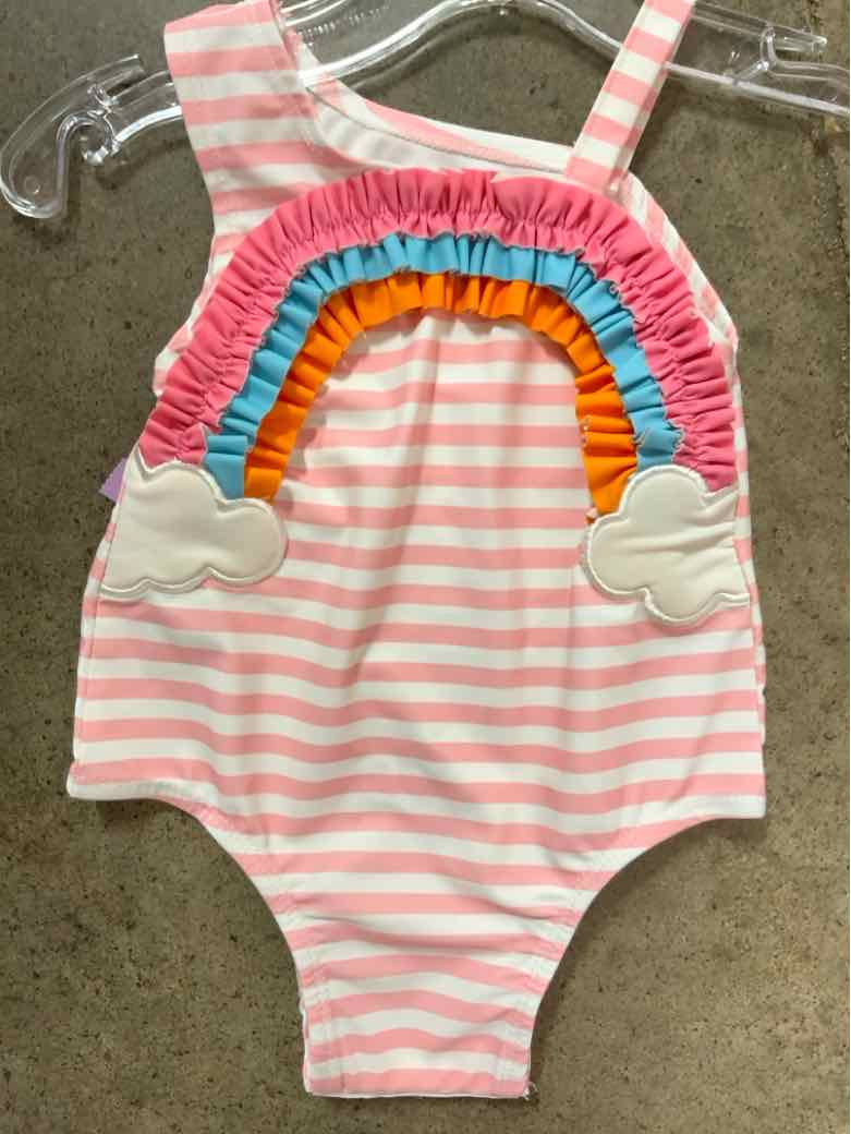 Mud Pie (B) Pink Infant Size 9 MO Girls 1PCSwimwear
