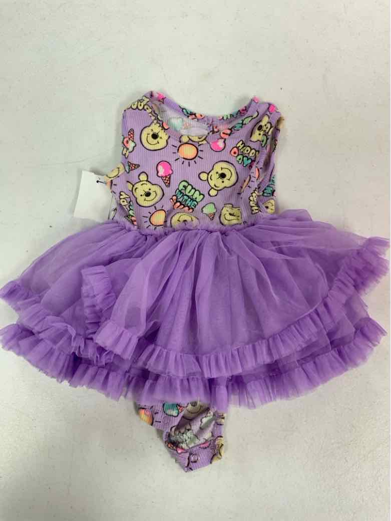 Disney Babies (C) Purple Infant Size 24 MO Girls 1PC Casual