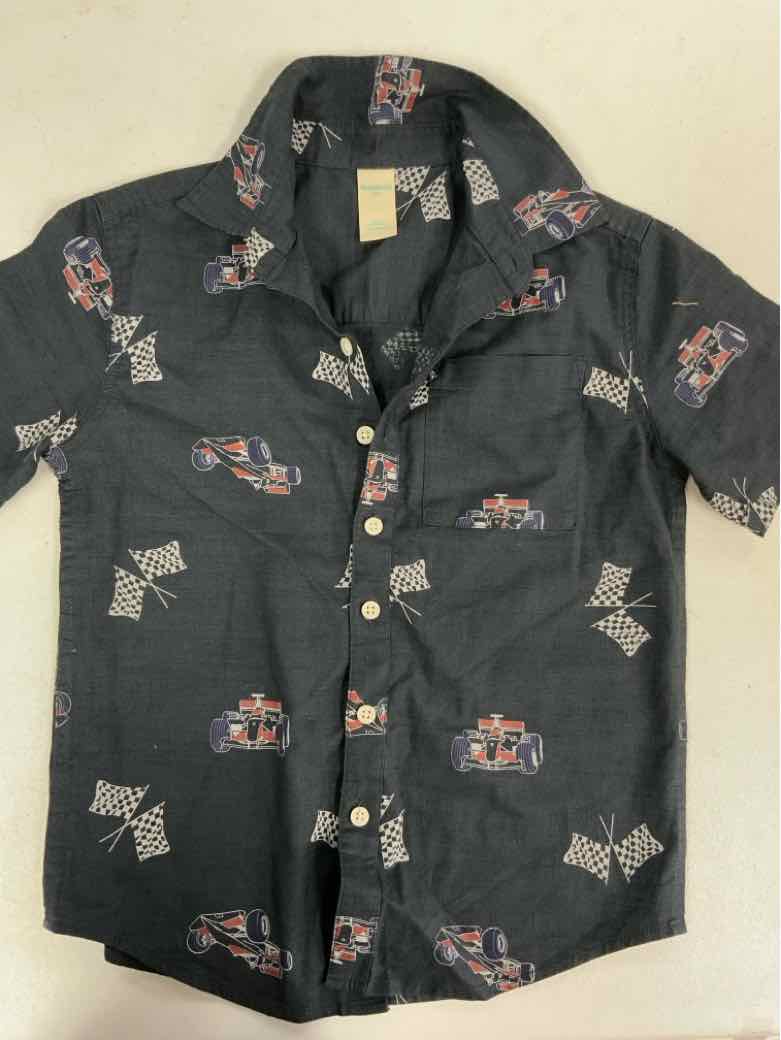 There Abouts (C) Gray Youth Size 8 Boys ButtondownSS
