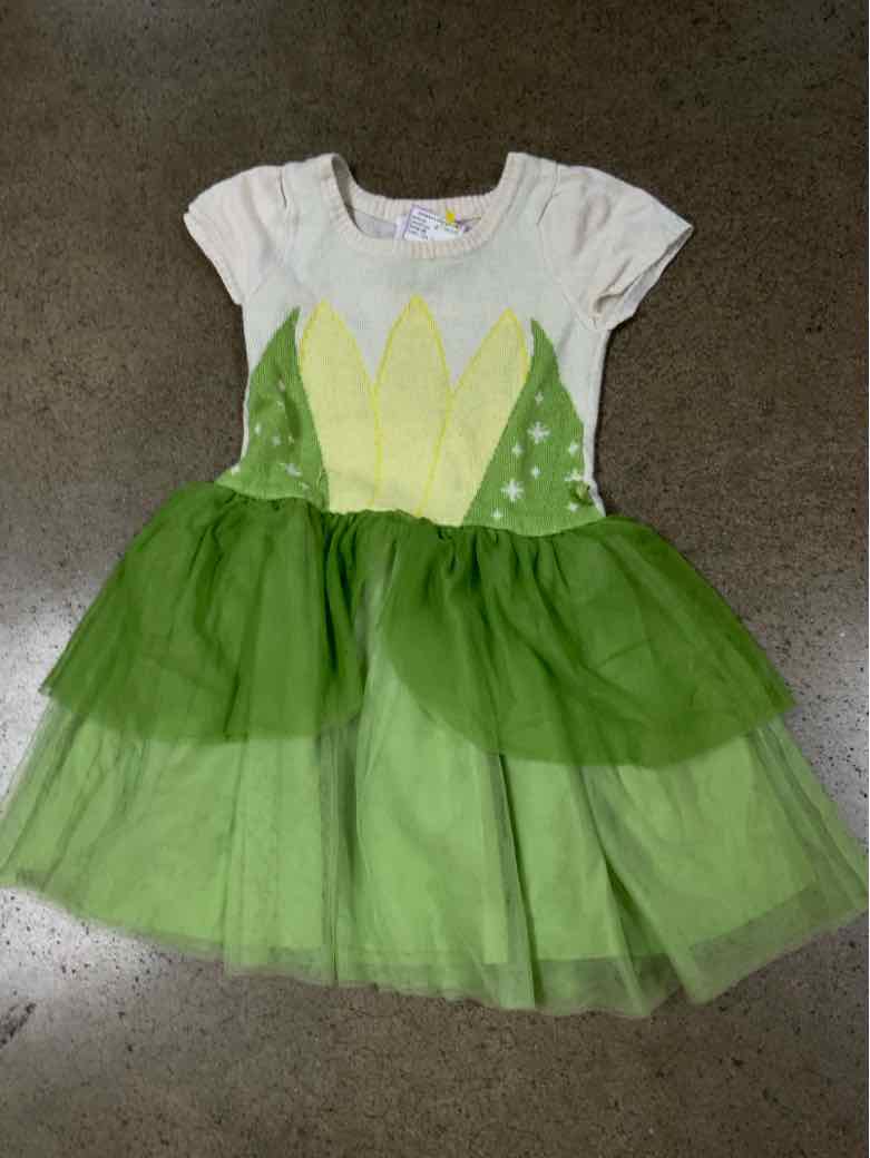 Disney (B) Green Toddler Size 4T Girls CasualDress