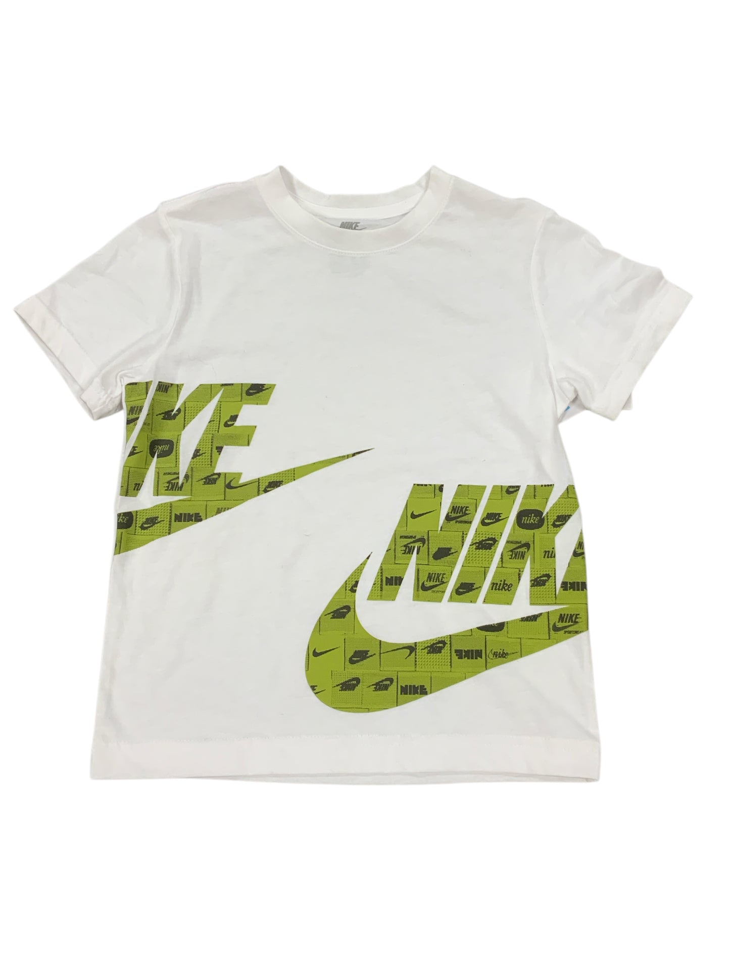 Nike (B) White Youth Size 7 Boys SSTop