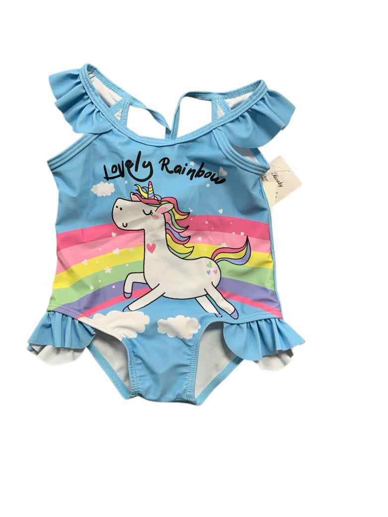 no brand Blue Infant Size 12 MO Girls 1PCSwimwear