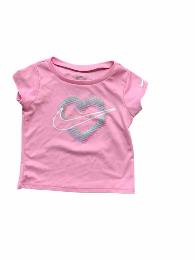 Nike (B) Pink Toddler Size 2T Girls SSTop