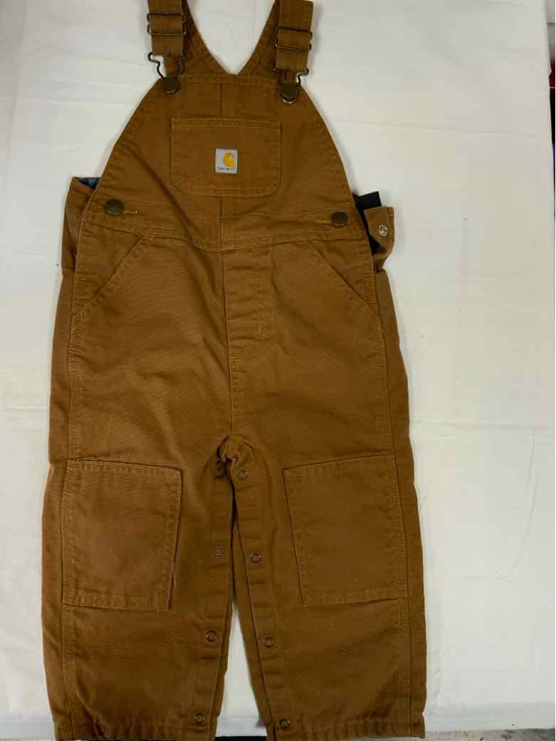 Carhartt (A) Brown Infant Size 24 MO Boys Overall Pant